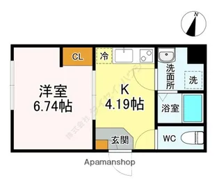 T-Plaza東池袋【4階】の間取り