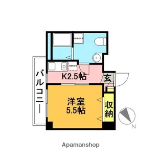 東京都北区岩淵町【マンション】の間取り