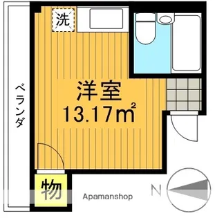 メビウス梅丘【2階】の間取り