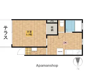 東京都北区豊島3丁目【マンション】の間取り
