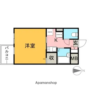ル・プランタン【4階】の間取り