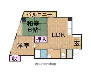 ハイツ北烏山【3階】の間取り