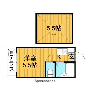 ロイヤル吉祥寺【1階】の間取り