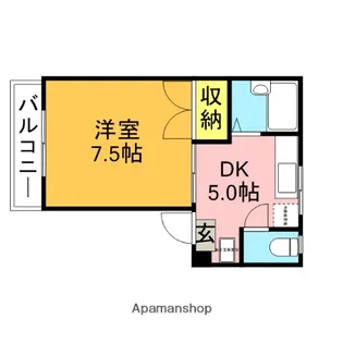 ヴァンベール三鷹【2階】の間取り