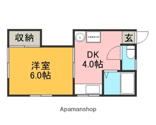 ベルメゾン【2階】の間取り