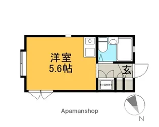 東京都北区岩淵町【アパート】の間取り