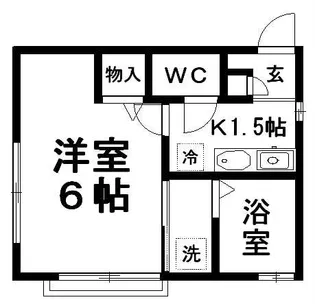 カトル東十条【2階】の間取り