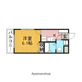 サザンパーク吉祥寺【2階】の間取り