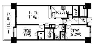 コンフォリア板橋仲宿【14階】の間取り