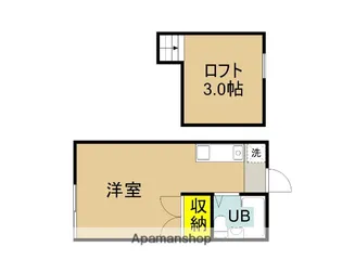 サンパレス【2階】の間取り