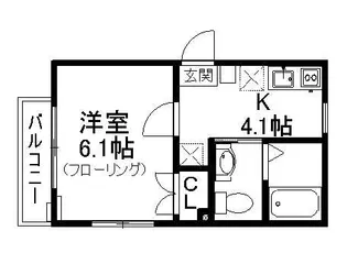 アプローズ・ベルダ【3階】の間取り