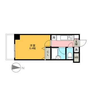 レジディア大島【3階】の間取り