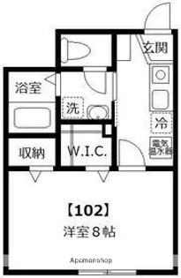 東京都江戸川区小松川4丁目【アパート】の間取り