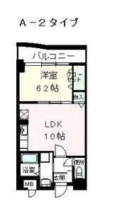 ラポール西大島 ウエスト【5階】の間取り