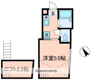 東京都江戸川区平井6丁目【アパート】の間取り