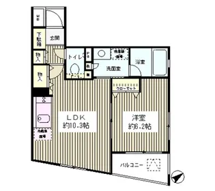 ラジェンテユウ【2階】の間取り