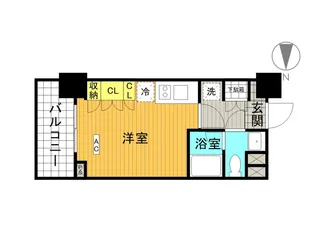 パークアクシス菊川【10階】の間取り