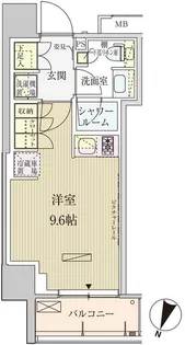パークアクシス赤坂見附【5階】の間取り