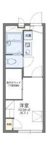 レオパレスオープンハウス21【2階】の間取り