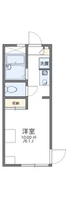 レオパレスメゾン・ド・ユキ【1階】の間取り