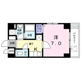 リオ・スペリオール【4階】の間取り