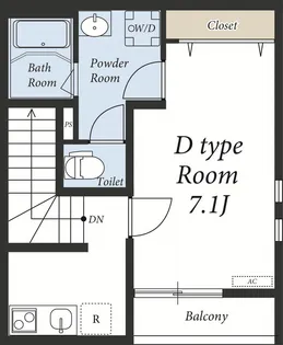 リブリ・KITAKASAI【2階】の間取り