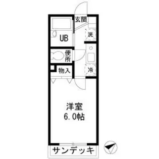 テスタ東小松川【1階】の間取り