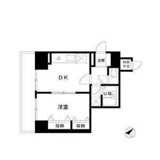 パルクFKN【1階】の間取り