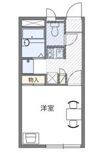 レオパレスアミー【2階】の間取り