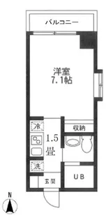 KDXレジデンス御徒町【7階】の間取り