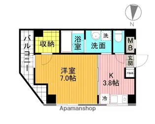 GLANZ【4階】の間取り