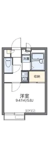 レオパレスメゾン錦【1階】の間取り