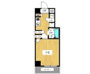 プライムアーバン亀戸【10階】の間取り