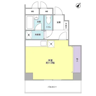 プロスペクト入谷【9階】の間取り