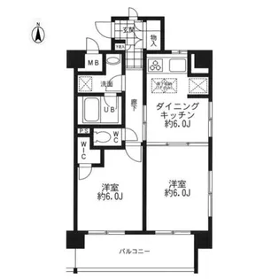 リガレーヴ【2階】の間取り