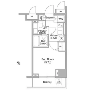 コンフォリア両国DEUX【5階】の間取り