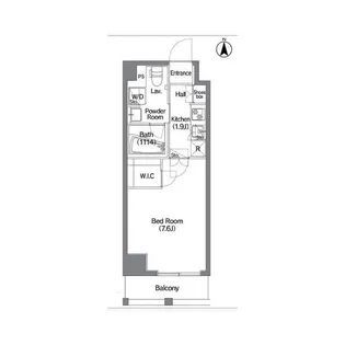 コンフォリア錦糸町DEUX【4階】の間取り