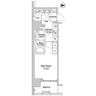 コンフォリア錦糸町【6階】の間取り