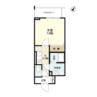 VERRE森下【2階】の間取り