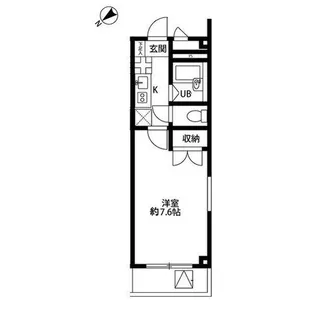 アンプルールフェールイル・ヴィラージュ【3階】の間取り