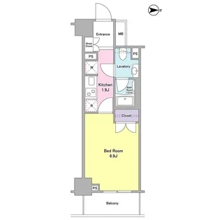 CASSIA両国【4階】の間取り