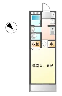 トレデキムK【2階】の間取り