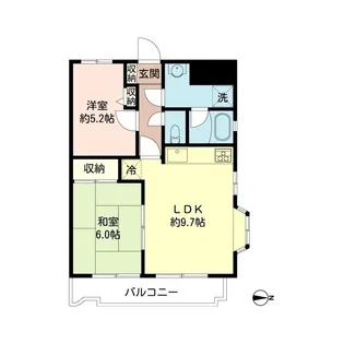 モアシティ浅草【6階】の間取り