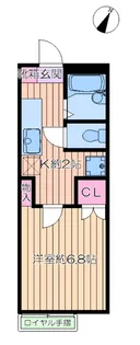 クレアーレ瑞江Ⅵ【2階】の間取り