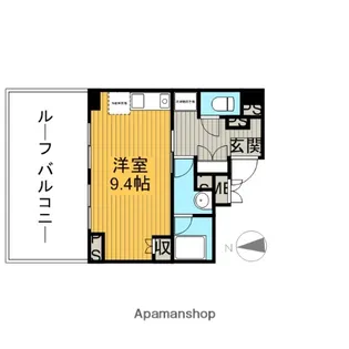 エフシティ亀戸【8階】の間取り