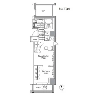 パークハビオ門前仲町【5階】の間取り