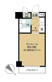 ペガサスマンション千束【3階】の間取り