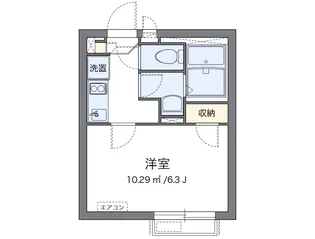 クレイノアーク東向島【3階】の間取り