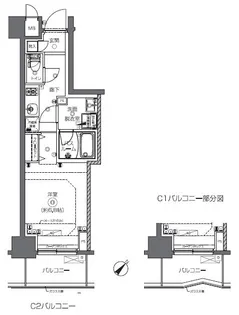 ZOOM日本橋馬喰町【9階】の間取り