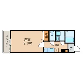 グランビル舎人公園【1階】の間取り